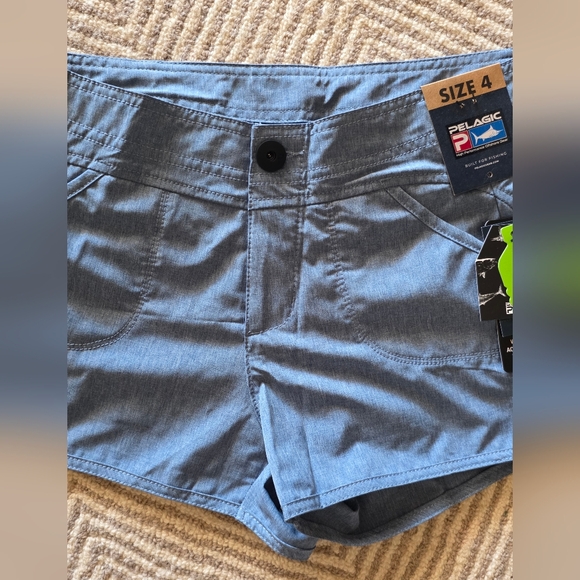 Pelagic Steel Blue Shirt with Black Button - Picture 1 of 5